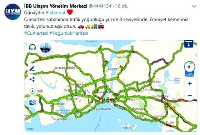 İstanbullular şehri terk etti! Trafik yoğunluğu yüzde 8'e düştü
