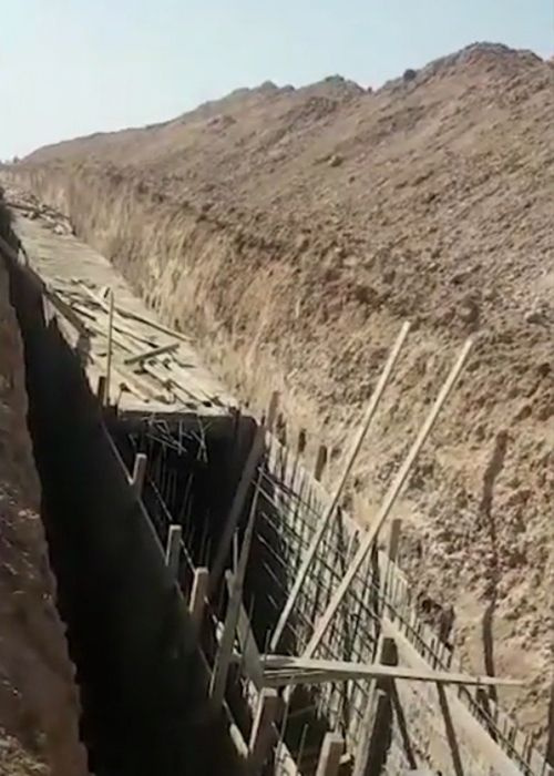 PKK'lı teröristlerin tünel ve siper kazıları devam ediyor