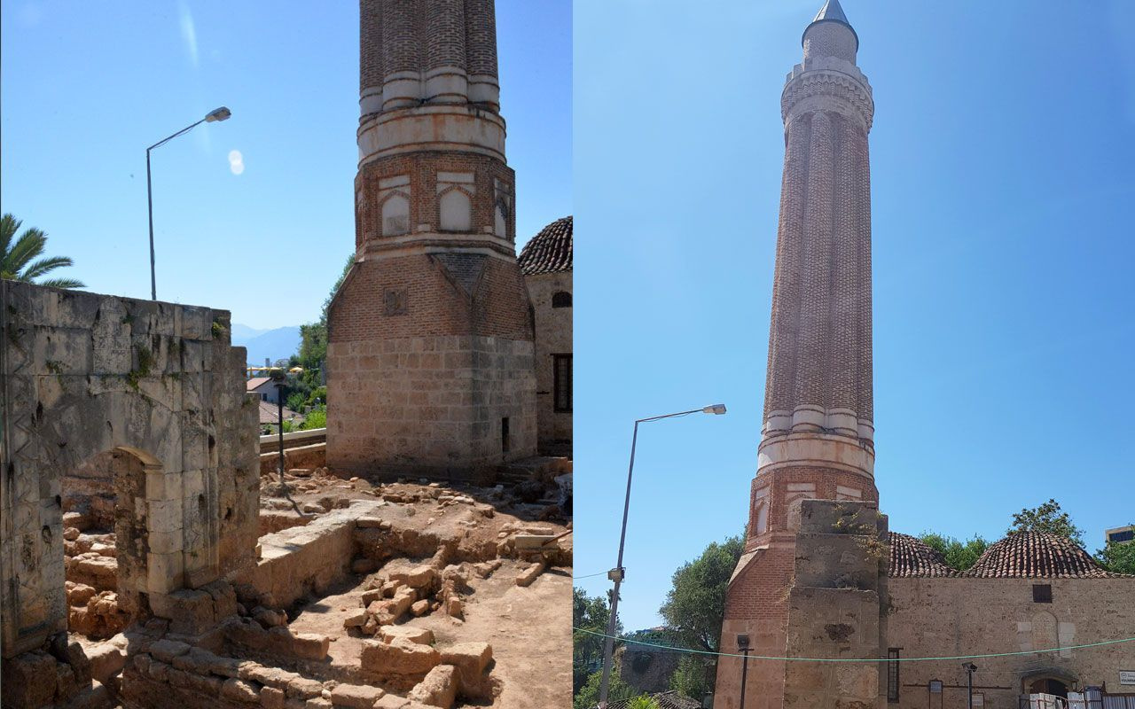 Tarihi minarenin yanında ortaya çıktı Antalya'daki 30 adet mezarın gizemi ne?