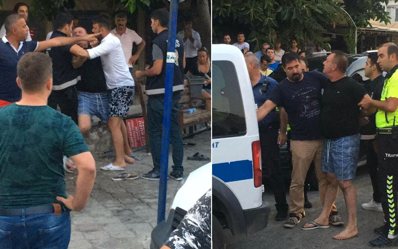 Kavgaya karışan Denizlispor Başkanı Ali Çetin ve 2 oğlu gözaltında