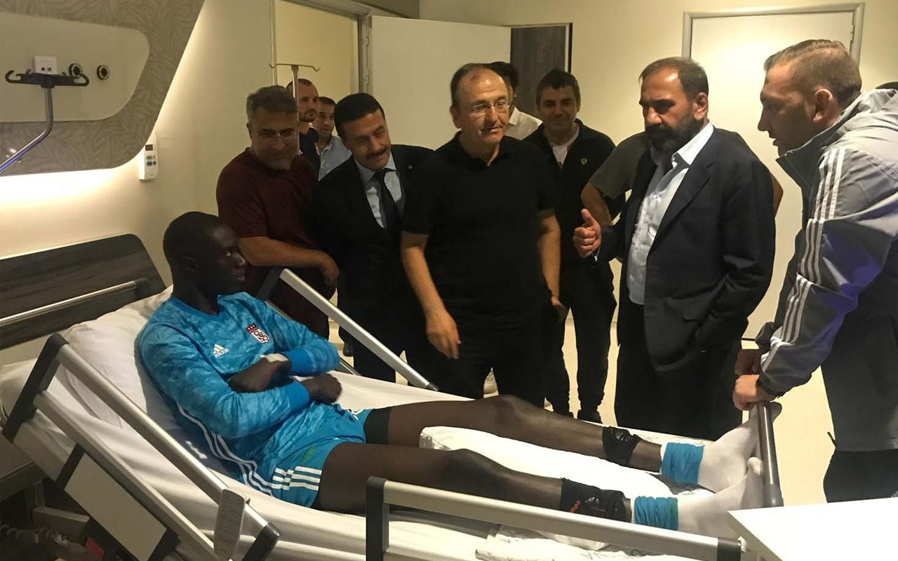 Sivasspor Beşiktaş maçında sakatlanmıştı! İşte Samassa'nın son durumu