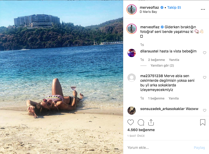 Arka Sokaklar'ın Bahar Komiseri Merve Oflaz'ın tatil paylaşımı yıktı!