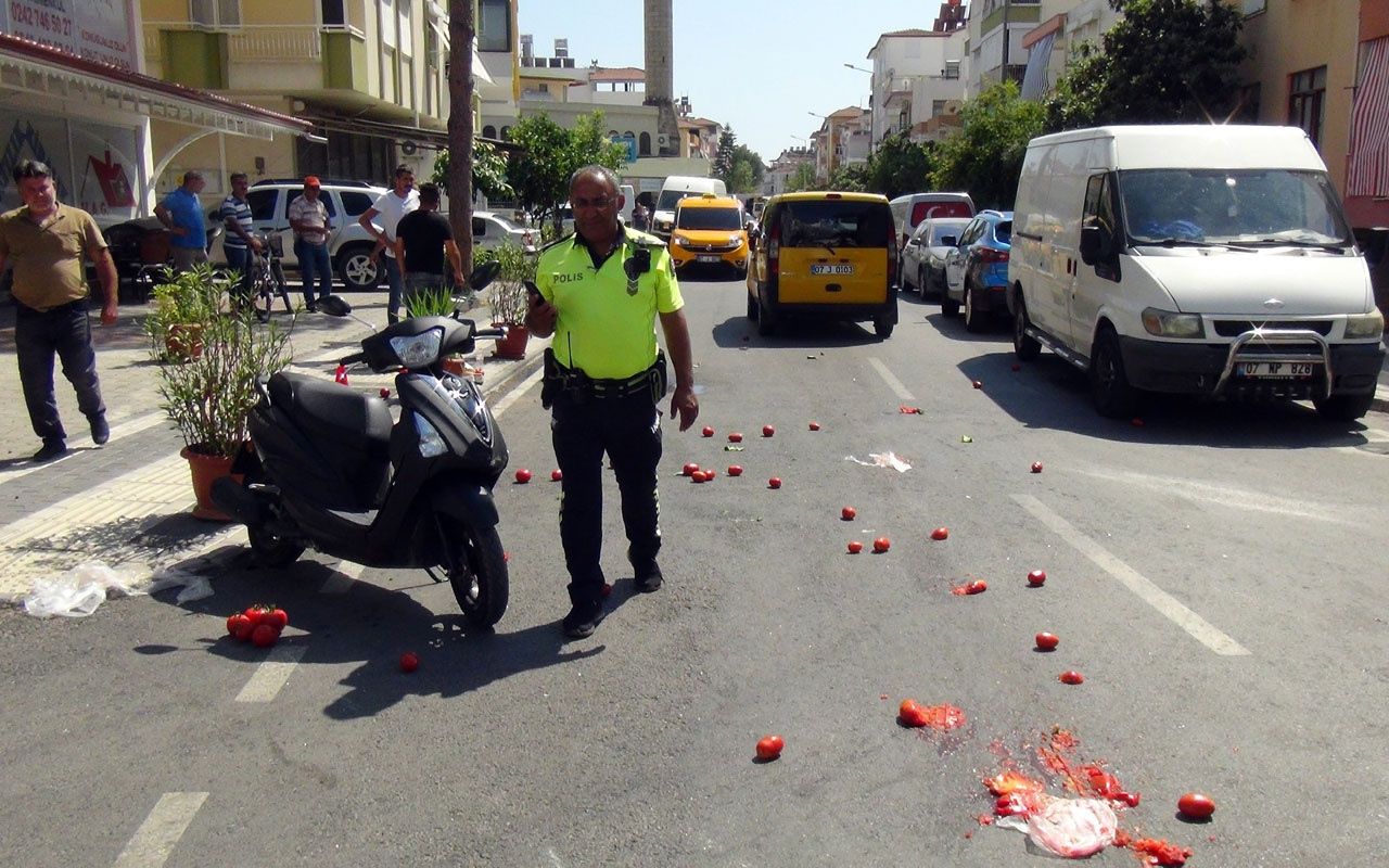 Motosiklet araçla çarpıştı, sürücüsü ağır yaralandı