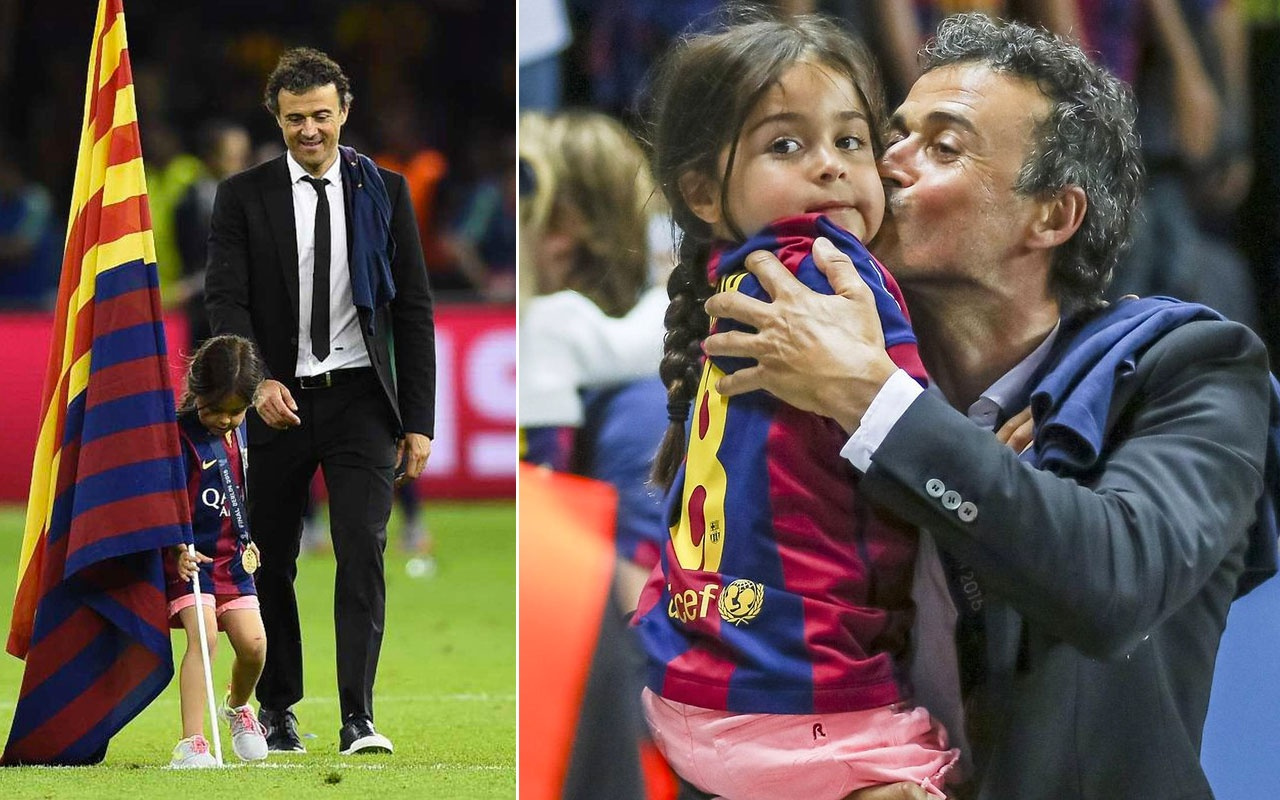 Luis Enrique'nin 9 yaşındaki kızı Xana kanseri yenemedi futbolseverler kahroldu