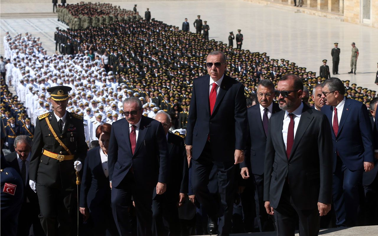 30 Ağustos'un 97. yılı! Erdoğan'dan Anıtkabir'de çarpıcı sözler
