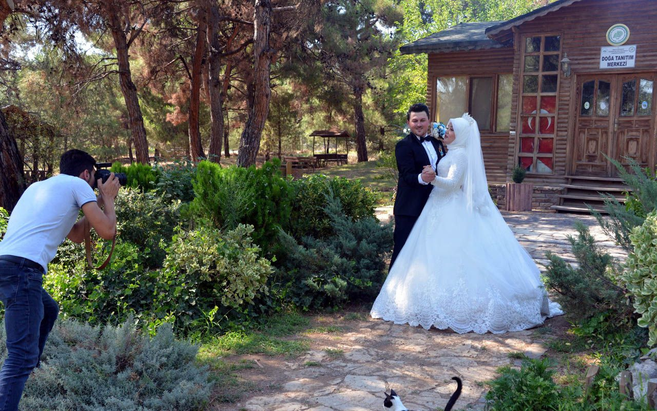 Kahramanmaraş'taki botanik bahçesi fotoğraf stüdyosu gibi oldu