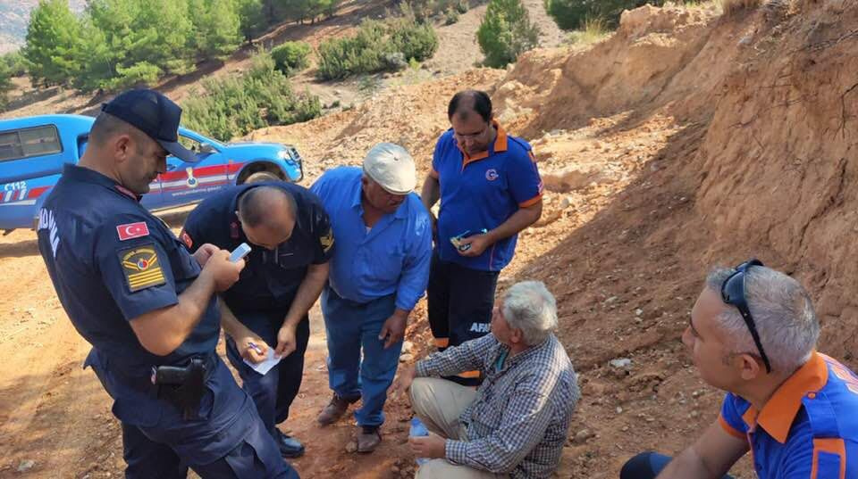Denizli'de ormanda kaybolan Mehmet Kamar 20 saat sonra bulundu