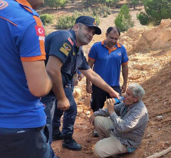 Denizli'de ormanda kaybolan Mehmet Kamar 20 saat sonra bulundu
