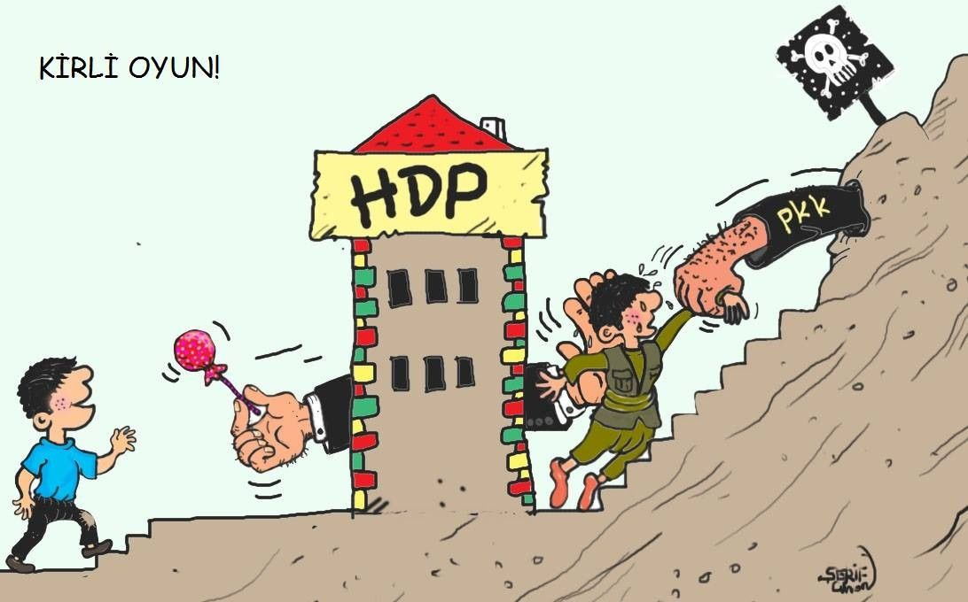 Ünlü karikatür sanatçısı HDP önünde eylem yapan annelere destek verdi