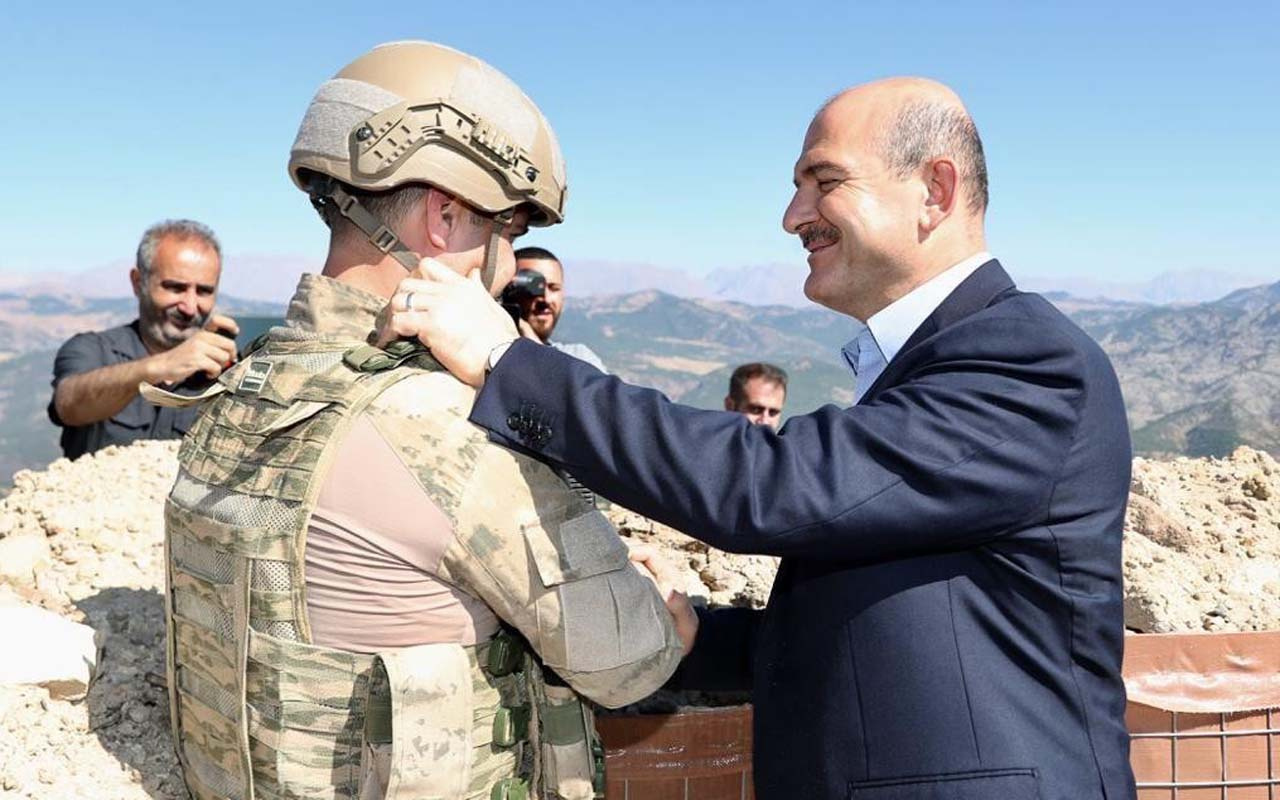 Süleyman Soylu Tunceli'de 1500 rakımda! İşte renkli görüntüler