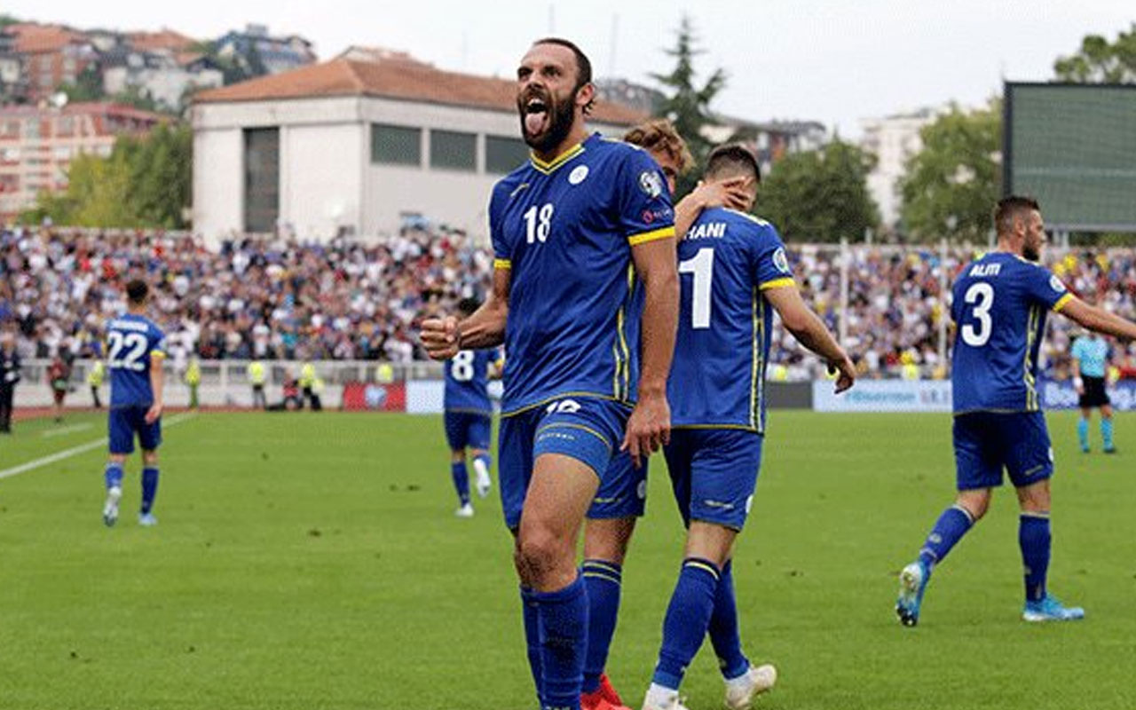 Kosova'nın Çekya'yı yendiği maçta Vedat Muriç yine gol attı