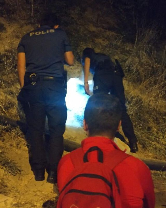 Karabük'te polis aslan figürlü kaya parçası için 3 gün nöbet tuttu
