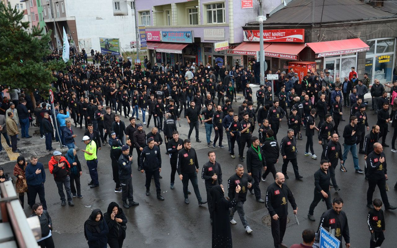 Kars'ta Kerbela şehitleri 15 bin kişinin katılımı ile anılıyor