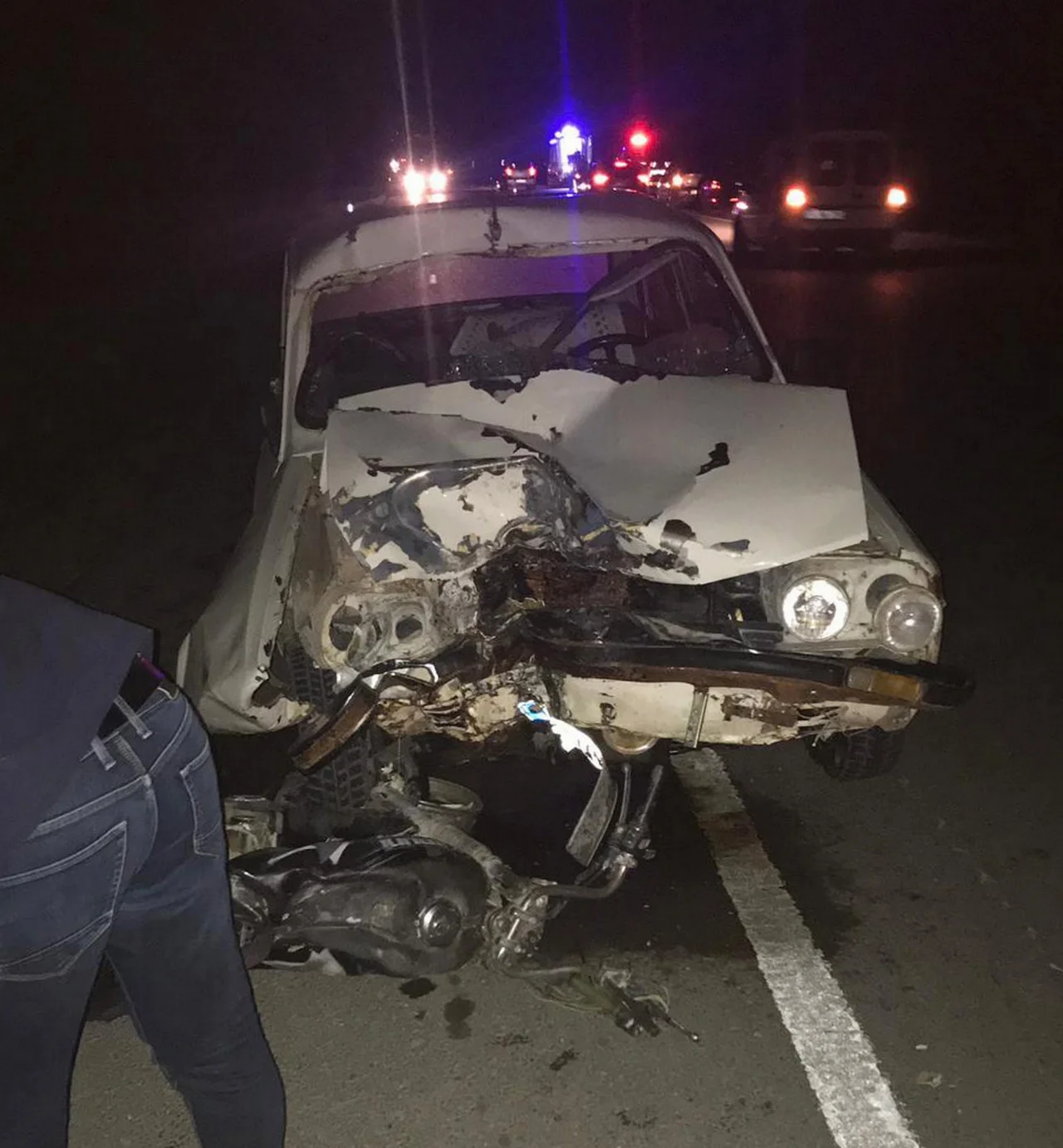 burdur da otomobil ile motosiklet