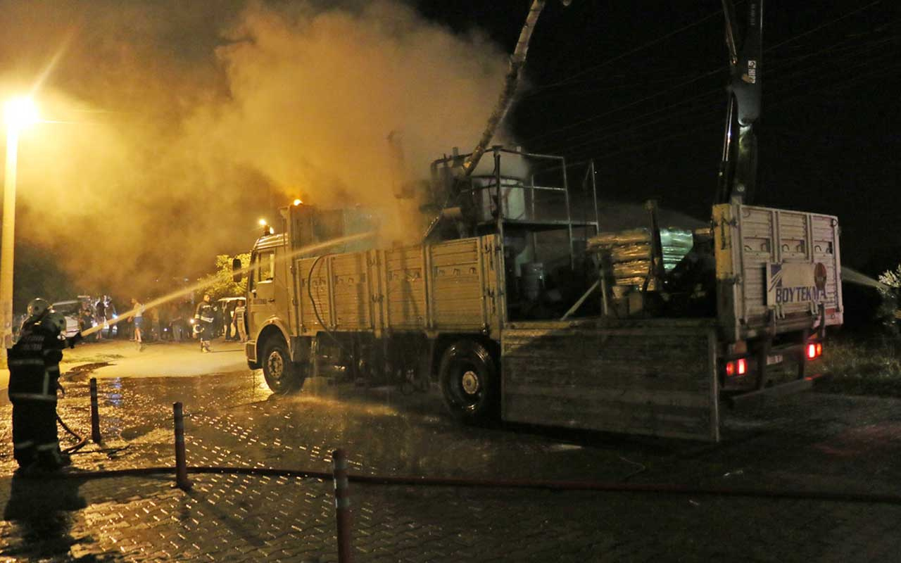 Aydın'da kamyonun kasasındaki boya kazanı bomba gibi patladı: 5 yaralı