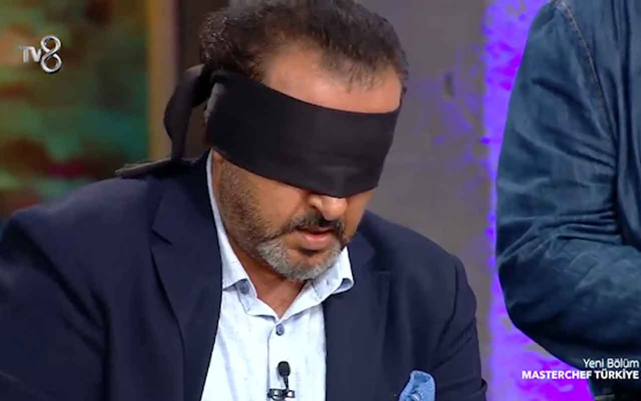 Mehmet Yalçınkaya Masterchef'te gözü kapalı şov yaptı