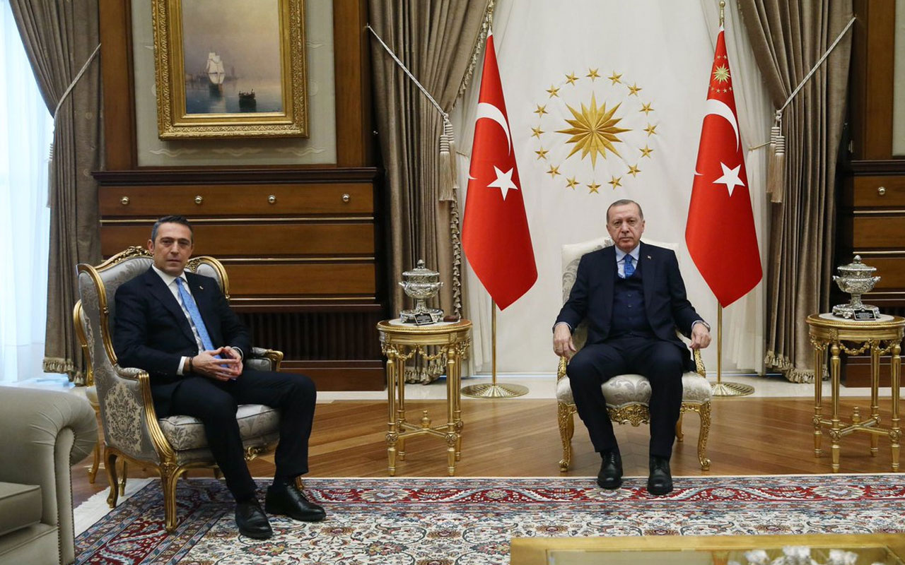 Cumhurbaşkanı Erdoğan, Ali Koç ile görüştü