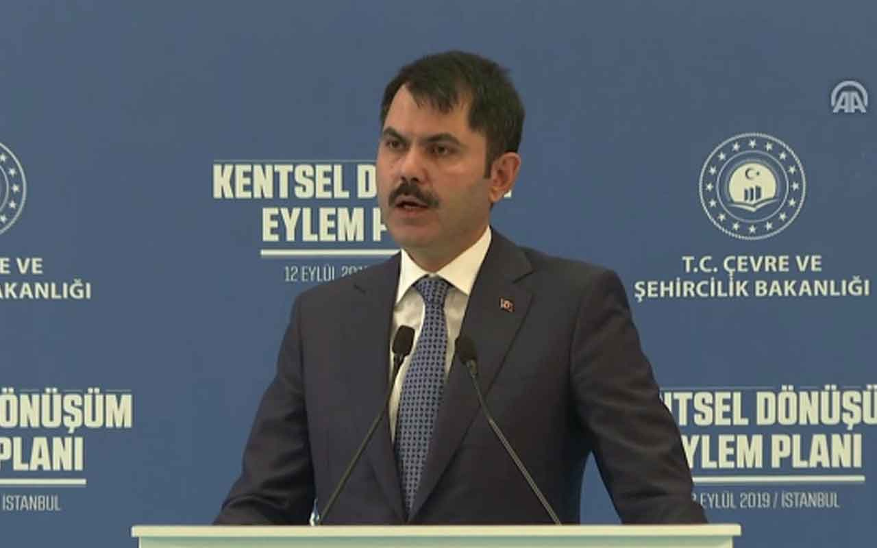 Murat Kurum kentsel dönüşüm eylem planını açıkladı