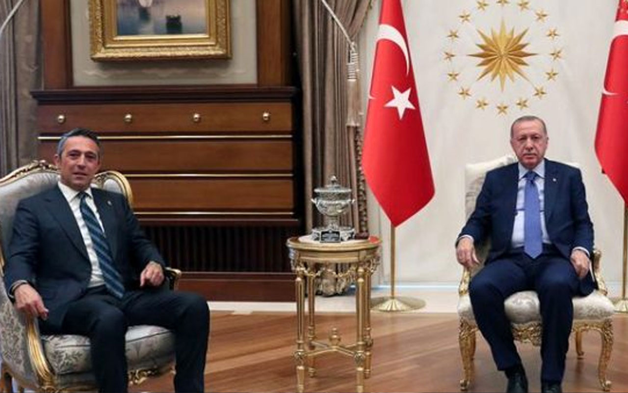 Fenerbahçe Başkanı Ali Koç Cumhurbaşkanı Erdoğan'ı ziyaret etti