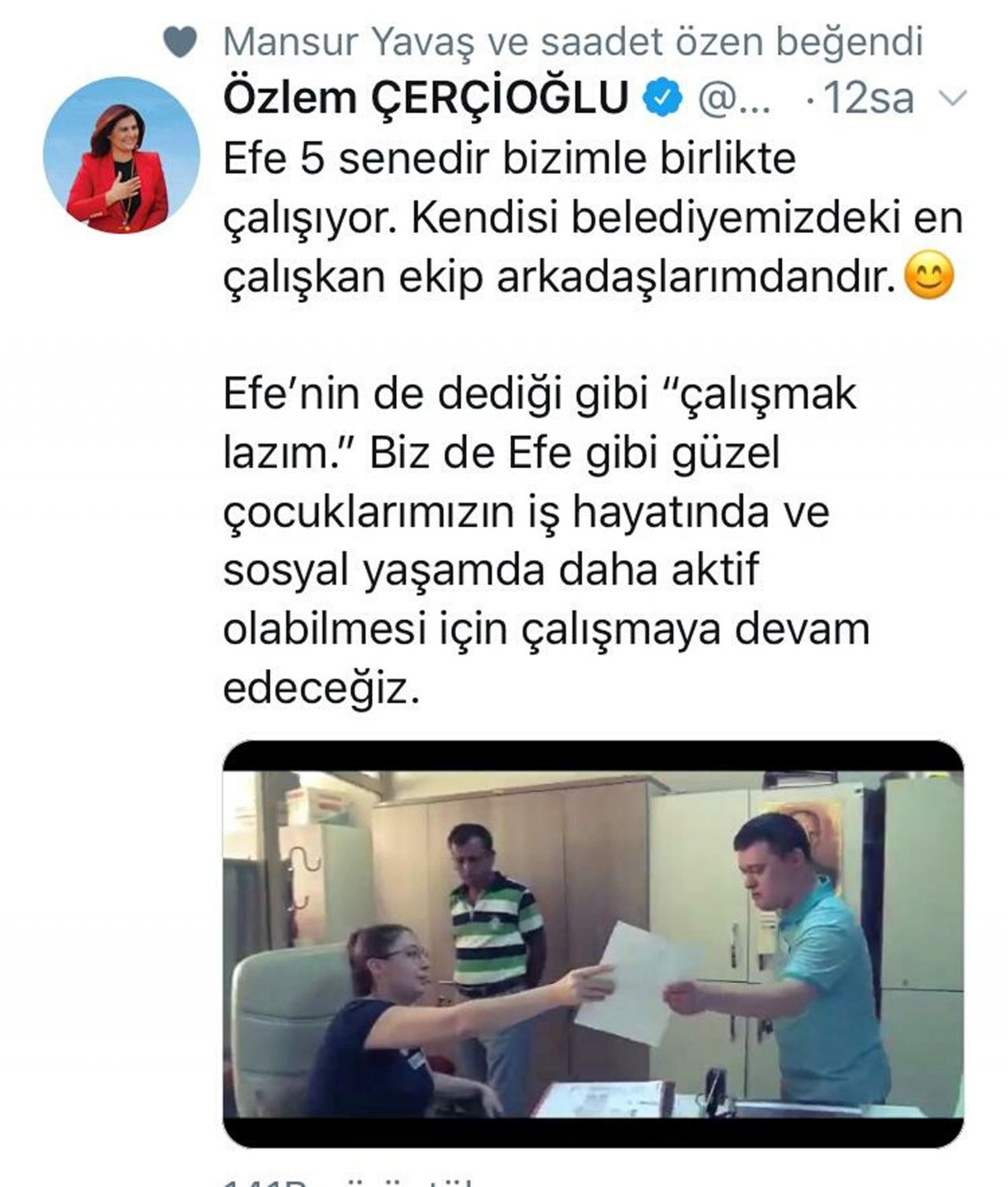 Aydın'da down sendromlu Efe Kocaman'ın videosu yürekleri ısıttı