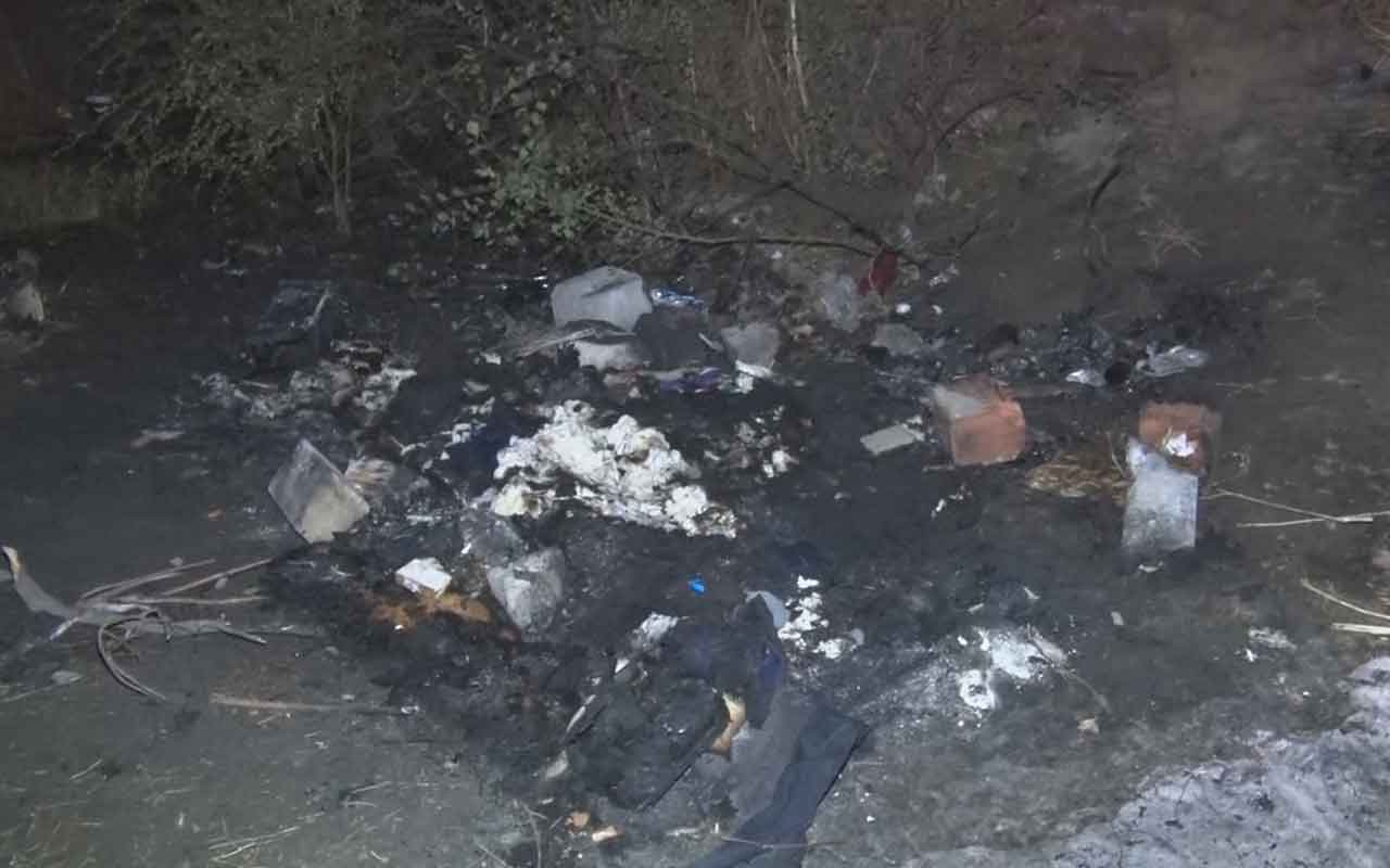 Gaziosmanpaşa'da yanan çadırda erkek cesedi bulundu