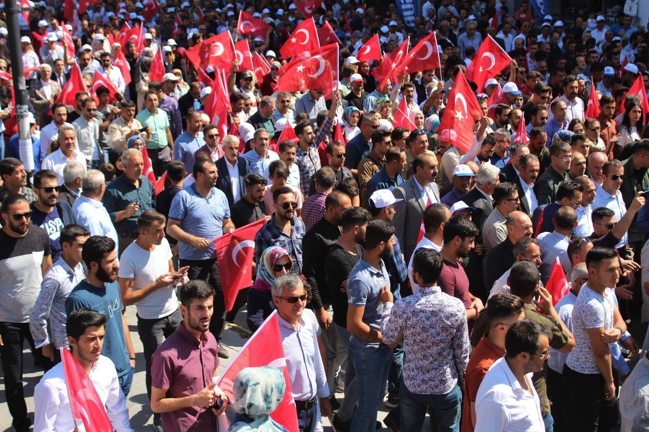 Doğu'da sivil toplum kuruluşları yürüyüş düzenledi! Van Hakkari Muş ve Bitlis'ten fotoğraflar