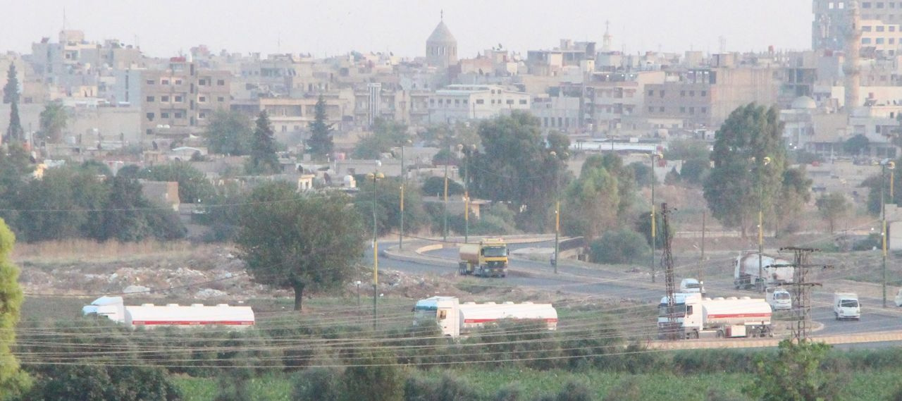 Suriye'den Irak'a giden ABD konvoyu görüntülendi