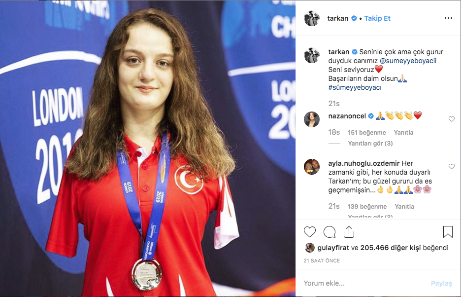 tarkan boyacıyı kutladı ile ilgili görsel sonucu