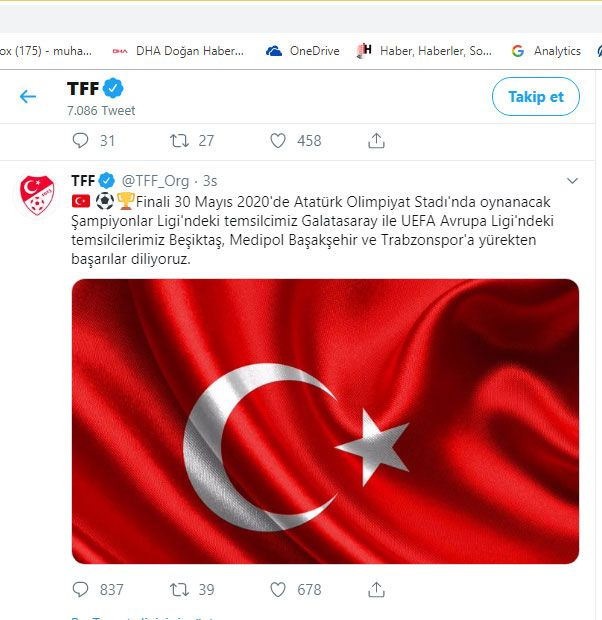 TFF'nin tweeti Galatasaray taraftarını çıldırttı