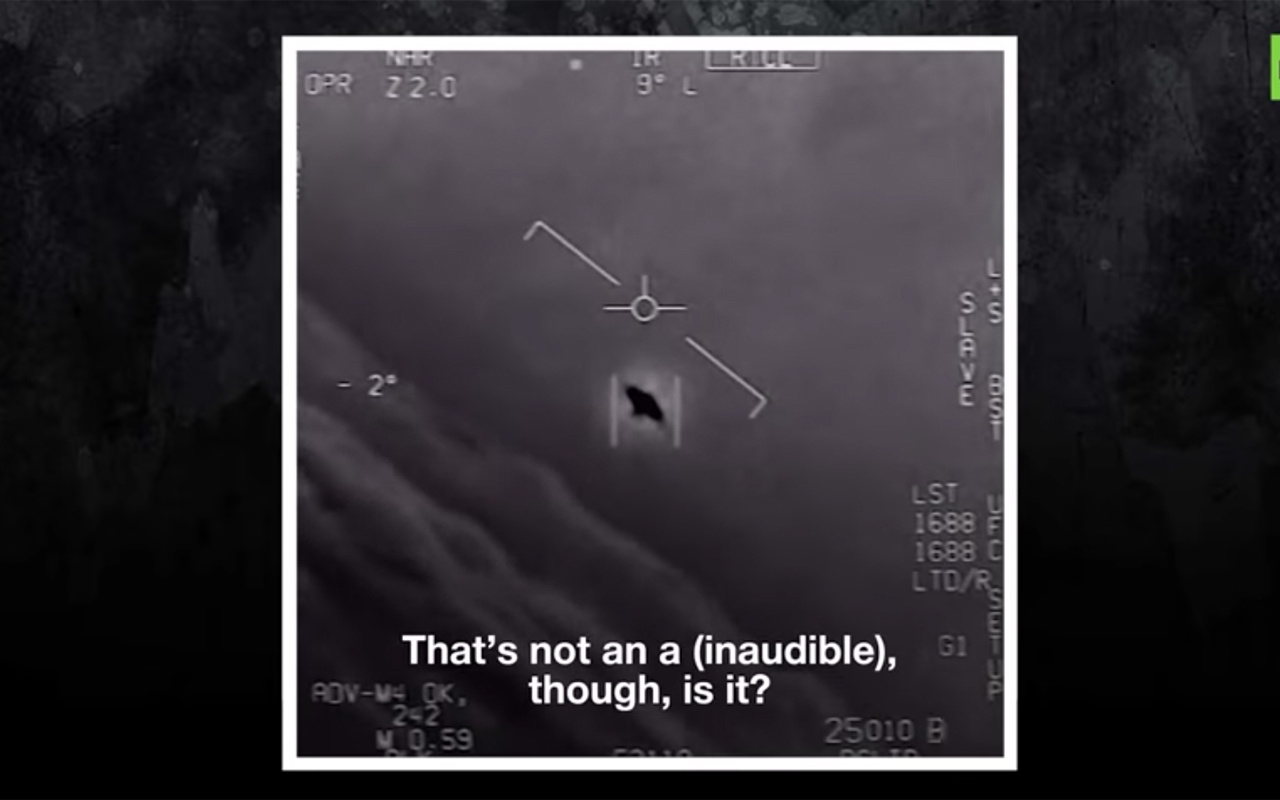 UFO itirafı dünyayı salladı! İşte ABD Deniz Kuvvetleri'nin gerçek dediği görüntü