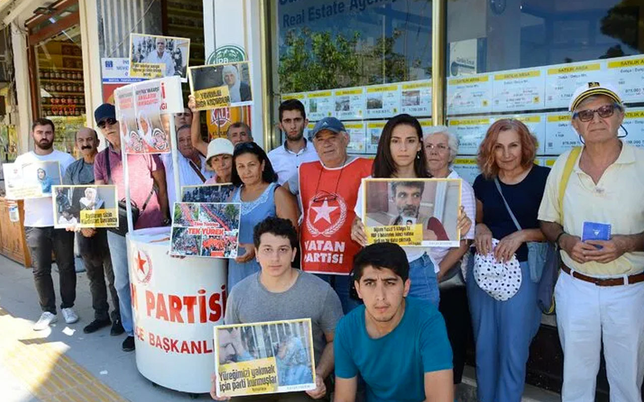 Vatan Partisi Datça'da HDP'nin kapatılması için imza topladı