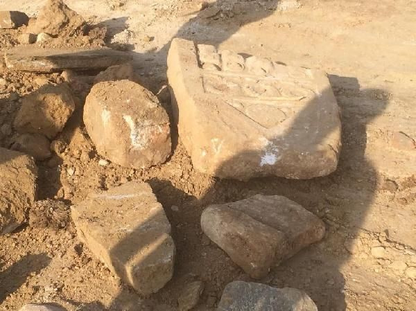 Okul temeli kazısında kepçeye takıldı! Korumaya alındı Roma dönemine ait