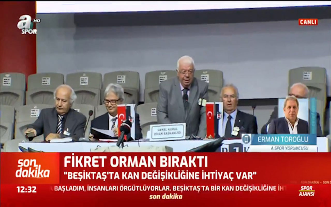 Erman Toroğlu'ndan Fikret Orman'nın istifasına olay yorum: Bırakmadı kaçtı