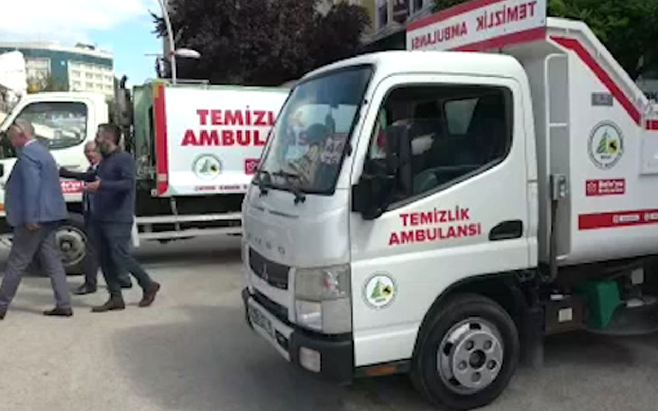 Bolu Belediyesi'nden çöp sorununa ‘Temizlik ambulansı’ çözümü