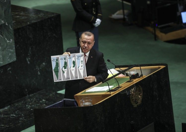 Cumhurbaşkanı Erdoğan'ın konuşma yaptığı BM'deki tarihi anların fotoğrafları!