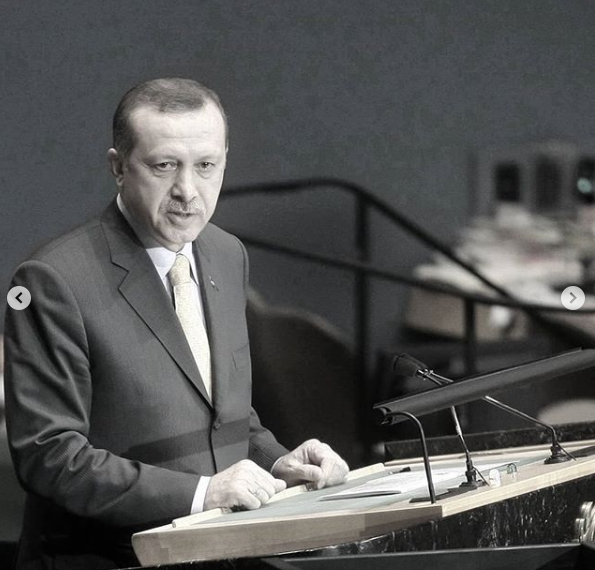 Cumhurbaşkanı Erdoğan'ın Instagram hesabından BM paylaşımı