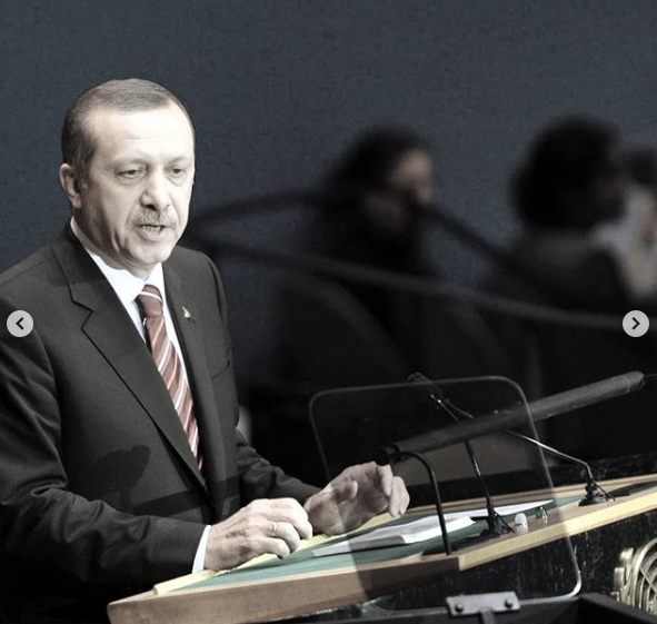 Cumhurbaşkanı Erdoğan'ın Instagram hesabından BM paylaşımı