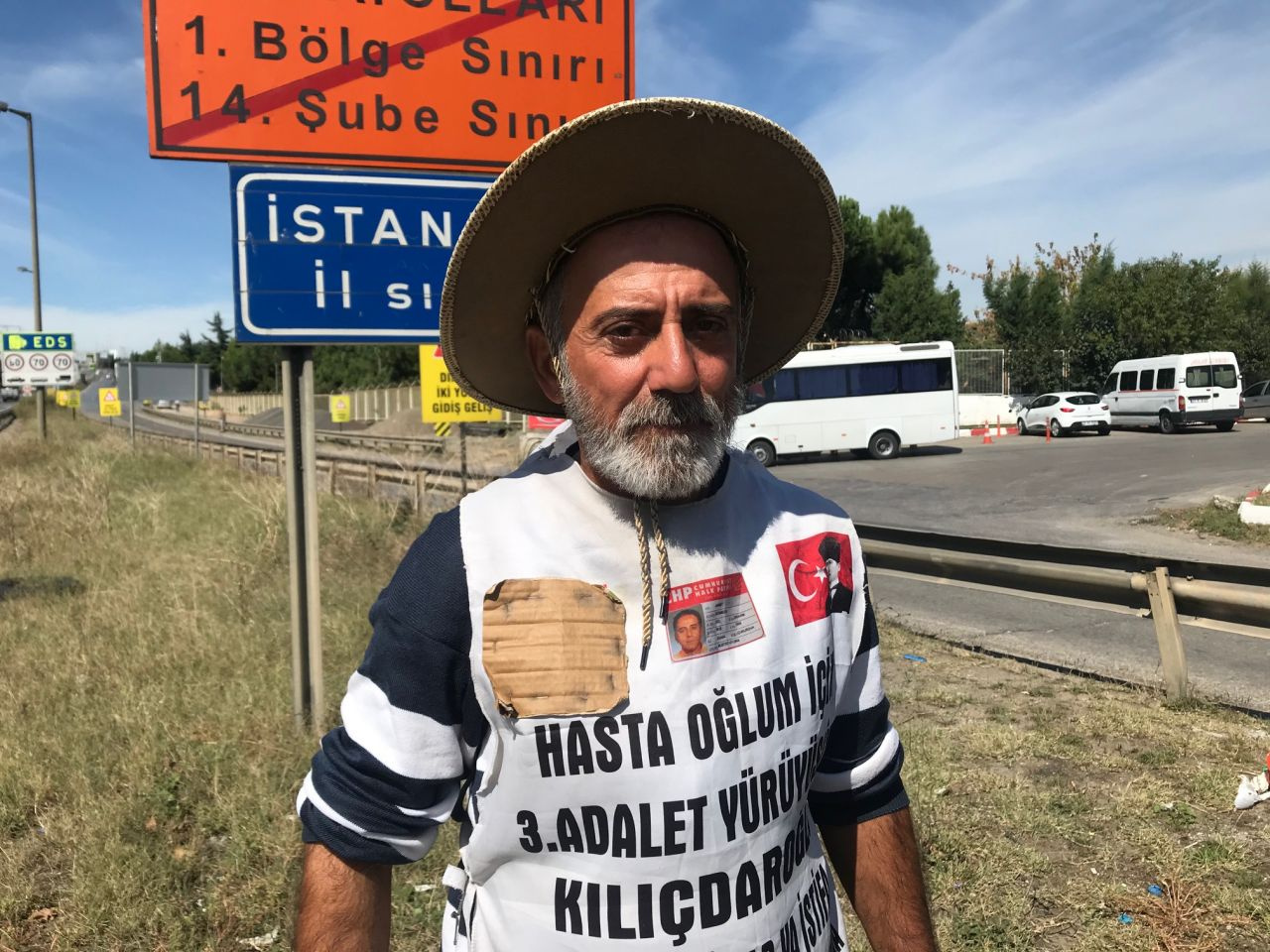 Hasta oğluna tedavi parası bulabilmek için Adana'dan İstanbul'a yürüdü