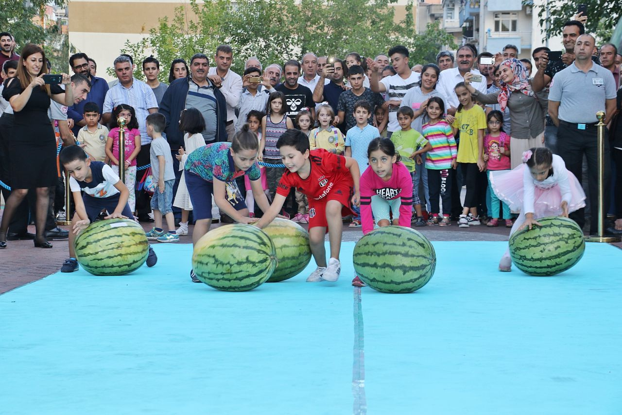 Diyarbakır 9. Karpuz Festivali'nde 49 kiloluk karpuz şaşırttı