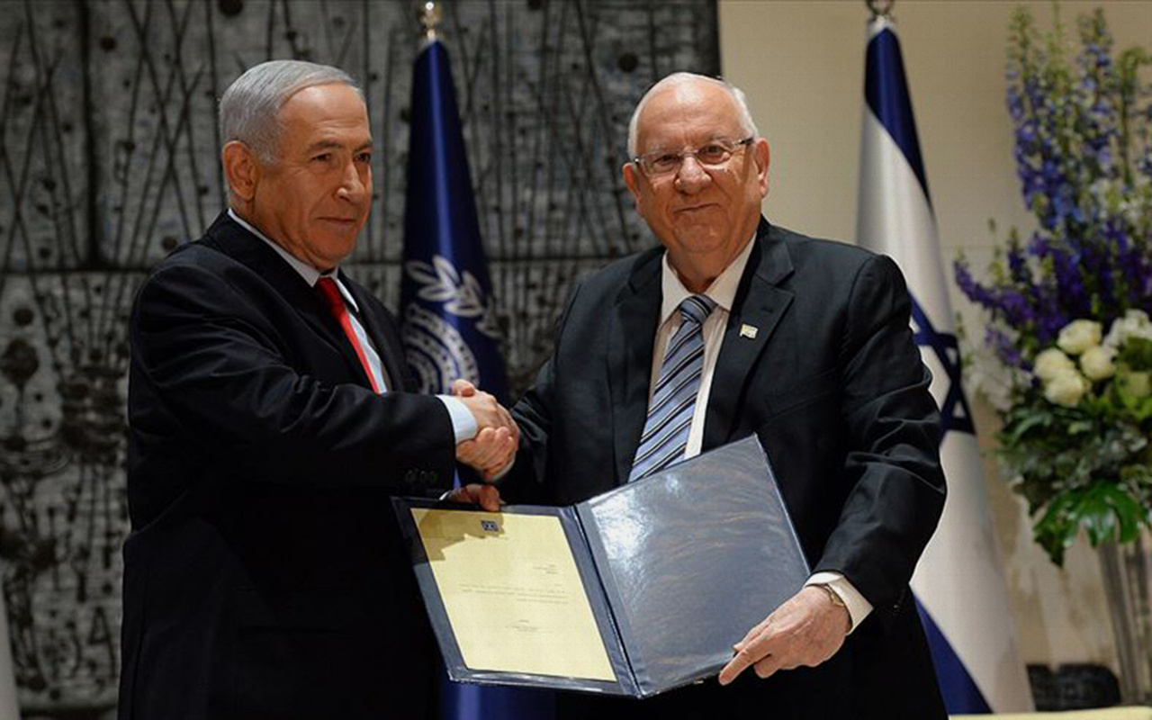 İsrail Cumhurbaşkanı Rivlin hükümeti kurma görevini Netanyahu'ya verdi