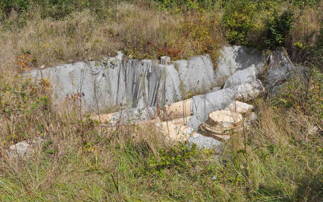 Amasra'da tapınağa ait sütunlar bulundu