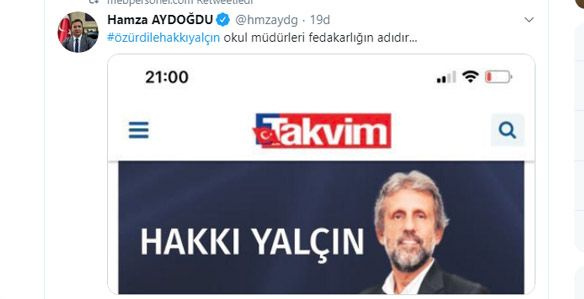 Hakkı Yalçın'ın deprem yazısı kavga çıkardı