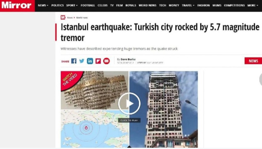 İstanbul şiddetli sarsıldı! Dünya basını merakla takip etti