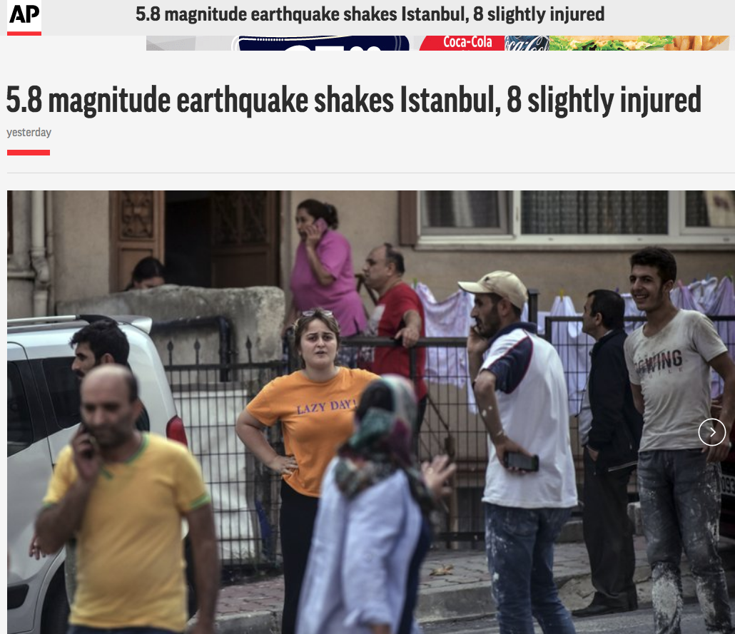 İstanbul şiddetli sarsıldı! Dünya basını merakla takip etti