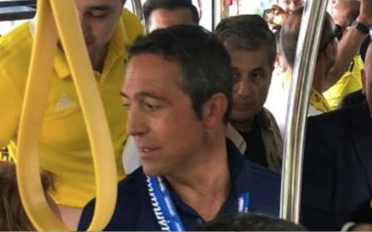 Ali Koç Fenerbahçe taraftarını Türk Telekom stadına uğurladı