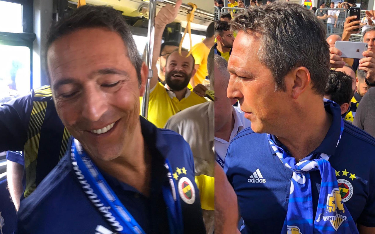 Ali Koç Fenerbahçe taraftarını Türk Telekom stadına uğurladı