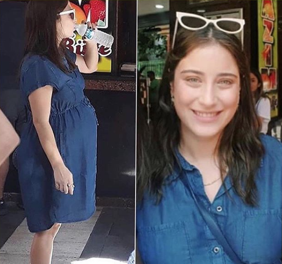 Hamileliğinin son ayına giren Hazal Kaya son görüntüsüyle şaşırttı