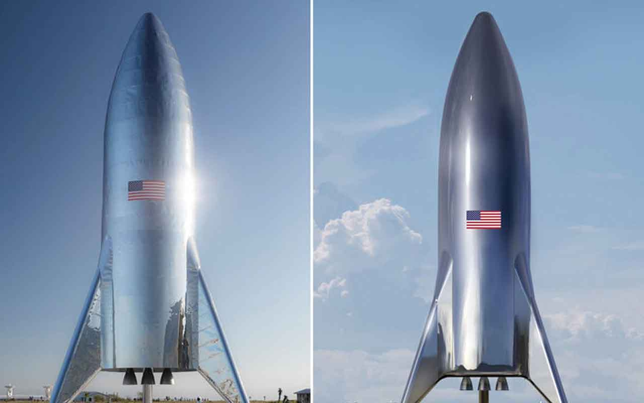 Elon Musk Mars'a insan taşıyacak "Starship"i tanıttı