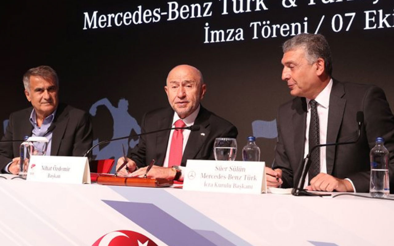 TFF Mercedes Benz ile sözleşmeyi 2023'e kadar uzattı