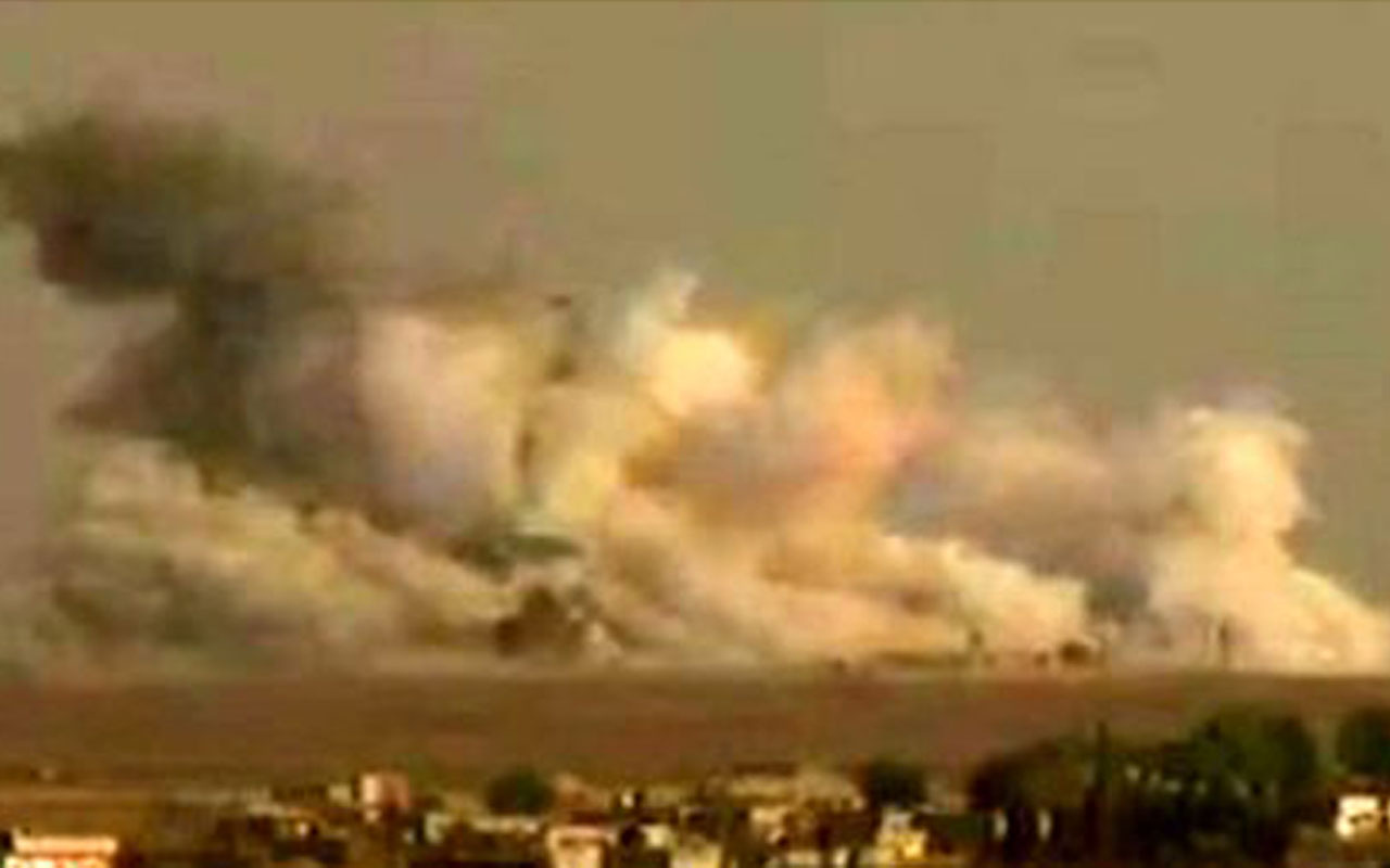 Türk jetleri Fırat'ın doğusunda bombardımana başladı! İşte ilk görüntüler